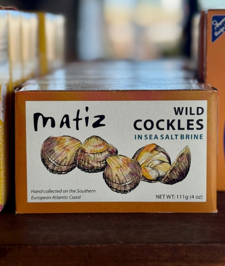 Matiz Wild Cockles from Galicia, Spain in Natural Sea Salt Brine